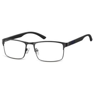 Męskie elastyczne oprawki korekcyjne okulary zerówki 990 czarne - Okulary korekcyjne, oprawki, szkła - miniaturka - grafika 1