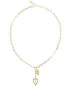 Naszyjniki - Biżuteria GUESS JUBN03234JWYG. Naszyjnik, Kolor złoty. Kobieta. - miniaturka - grafika 1