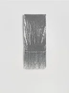 Spódnice - Reserved - Cekinowa spódnica z frędzlami - srebrny - miniaturka - grafika 1