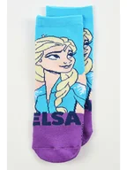 Skarpetki damskie - FROZEN Skarpety "Kraina Lodu" w kolorze błękitno-fioletowym - miniaturka - grafika 1