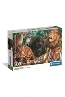Puzzle - Puzzle 500 Wild Cats - miniaturka - grafika 1
