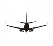 Naklejki na ścianę - Naklejka na ścianę lotnictwo odrzutowiec Samolot 1, 200x100 cm - miniaturka - grafika 1