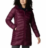 Kurtki damskie - Damska kurtka puchowa Columbia Autumn Park Down Mid Hooded marionberry - XS - miniaturka - grafika 1