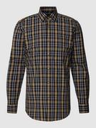Koszule męskie - Koszula biznesowa o kroju slim fit ze wzorem w kratę model ‘Hank’ - miniaturka - grafika 1