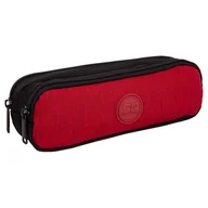 Piórniki - Piórnik Szkolny Dwukomorowy Coolpack Clio Burgundy/Black F069768 - miniaturka - grafika 1