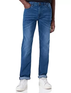 Spodenki męskie - Blend BHTwister fit - 20715000 męskie spodnie jeansowe Denim Jeans, Denim Middle Blue (200291), 33W / 32L - grafika 1