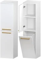 Szafki łazienkowe - Słupek Łazienkowy ATHOS 35 2D K L- Uchwyt Złoty - miniaturka - grafika 1