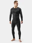 Pozostała odzież narciarska - Bielizna termoaktywna męska (GÓRA+DÓŁ) 4F 4FWAW24USEAM246-20S Czarny - miniaturka - grafika 1