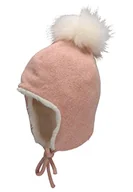 Czapki damskie - Sterntaler Dziewczęca czapka Inka Lurex, różowa, 53 - miniaturka - grafika 1