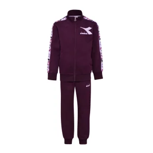Zestaw dresowy dziecięcy DIADORA JU.FZ SUIT CHROMIA - Bluzy dla dziewczynek - miniaturka - grafika 1