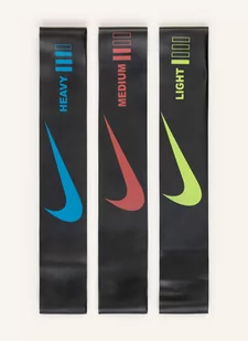 Nike Zestaw 3 Opasek Fitness Loop Mini schwarz - Pozostały sprzęt i akcesoria do ćwiczeń - miniaturka - grafika 1