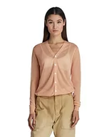 Swetry damskie - G-STAR RAW Damski sweter Core Knit Cardigan, różowy (Peach Nougat D140-c962), XL - miniaturka - grafika 1