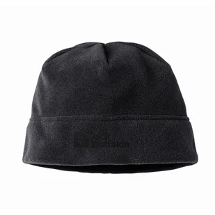 Czapka polarowa Jack Wolfskin VERTIGO BEANIE black - ONE SIZE - Czapki męskie - miniaturka - grafika 1