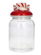 Pojemniki kuchenne - Ozdobny szklany słoik do przechowywania cukierek - miniaturka - grafika 1
