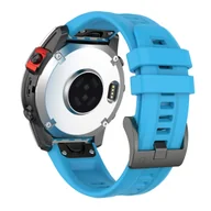 Akcesoria do smartwatchy - Pasek silikonowy do Garmin Fenix 6X (Niebieski) - miniaturka - grafika 1