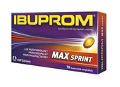 Przeziębienie i grypa - USP ZDROWIE IBUPROM MAX SPRINT 400 mg 10 kaps. - miniaturka - grafika 1