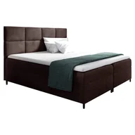 Łóżka - Łóżko kontynentalne 160x200 LEILA / z pojemnikiem - miniaturka - grafika 1