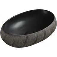 Umywalki - Mexen Abril umywalka nablatowa 58 x 39 cm czarna - 22015866 - miniaturka - grafika 1