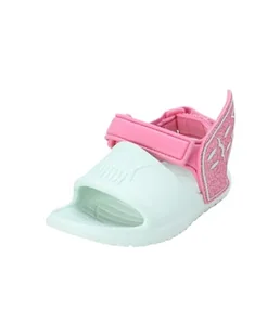 PUMA Mixed Kids Divecat V2 Injex Hero Glitz Inf Sandały Śliskie, Fresh Mint Fast Pink, 20 EU - Buty dla dziewczynek - miniaturka - grafika 1