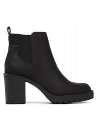 ONLY DAMSKIE BOTKI NA OBCASIE CZARNE CASUAL 40 Ż4C