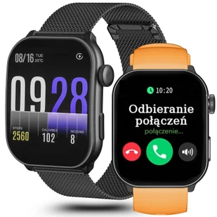 Gravity GT28-2 BK/BK/OG - Smartwatch - miniaturka - grafika 1
