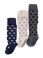 Rajstopy - Rajstopy dziewczęce bawełniane we wzory z ABS 3PAK 104-110 YOCLUB - miniaturka - grafika 1