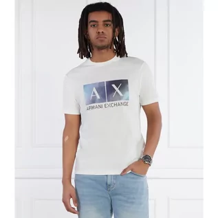 Koszulki męskie - Armani Exchange T-shirt | Regular Fit - grafika 1