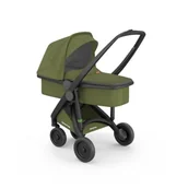 Wózki dziecięce - Wózek Greentom Carrycot black - olive - miniaturka - grafika 1