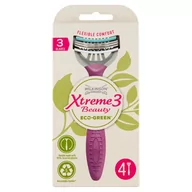 Maszynki do golenia i wkłady - Wilkinson XTREME3 Beauty Eco-green 4SZT - miniaturka - grafika 1