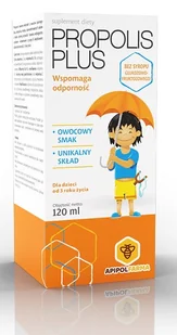 FARMINA Propolis Plus płyn 120 ml Długi termin ważności! 3043881 - Przeziębienie i grypa - miniaturka - grafika 1