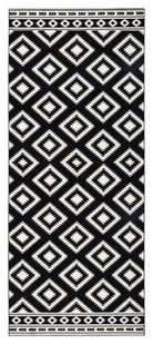 Czarno-biały dywan Hanse Home Gloria Ethno, 80x150 cm - Dywany - miniaturka - grafika 1