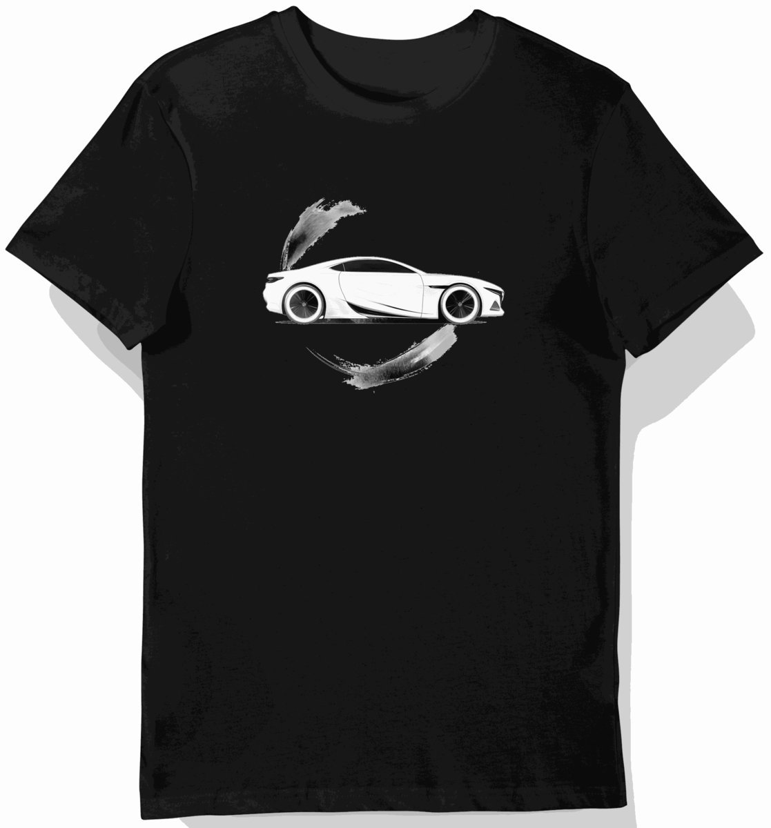 Koszulka męska czarna z motywem klasycznego logo Buick L