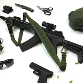 Amunicja i osprzęt ASG - RAGNAROK Pas jednodwupunktowy z szerokim naramiennikiem RAGNARR Gen.II Olive - miniaturka - grafika 1