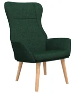 Fotele - Ciemnozielony fotel wypoczynkowy do salonu T2-H25 - miniaturka - grafika 1