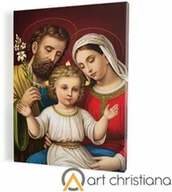 Ikony i obrazy sakralne - Święta Rodzina, obraz religijny na płótnie - miniaturka - grafika 1