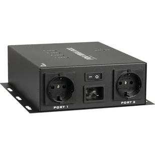 Inter-Tech SA-0416EU rozdzielacz zasilania PDU Czarny - Inne akcesoria audio-wideo - miniaturka - grafika 1