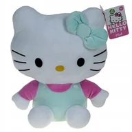 Maskotki i pluszaki - Hello Kitty and Friends - maskotka kotka Hello Kitty 30cm (991045) miętowa - miniaturka - grafika 1