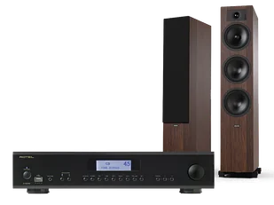Rotel A12 MkII (czarny) + Tesi 6 (mokka) - Zestawy stereo - miniaturka - grafika 1