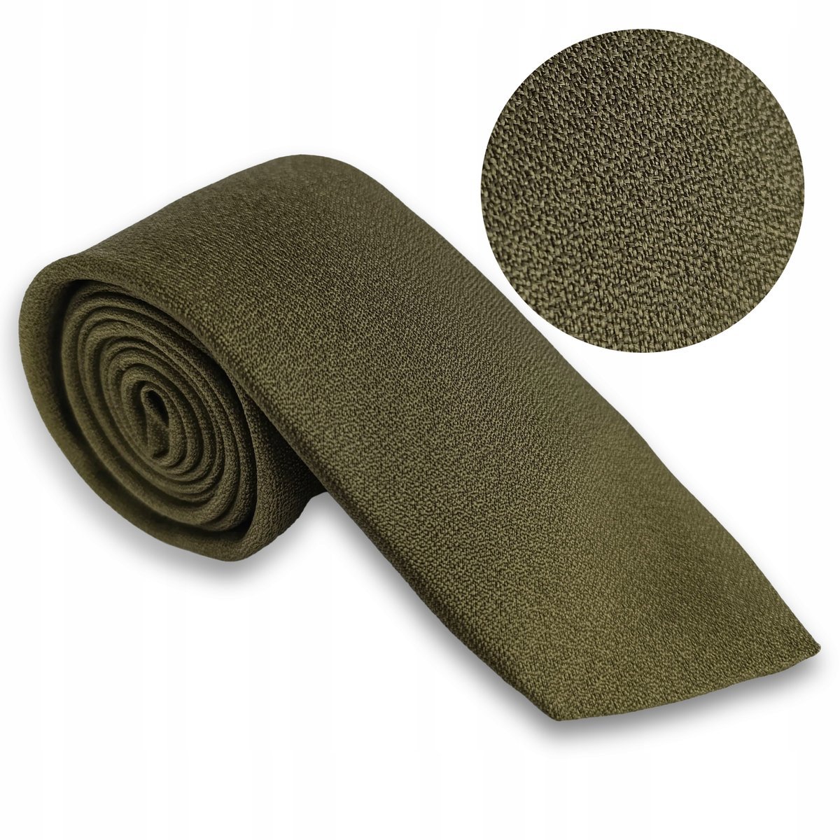 Krawat WOJSKOWY Wojsk Lądowych khaki 306/MON straż graniczna wojsko polskie