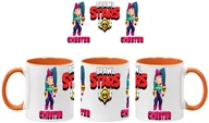 Kubki - Chester1 Kubek Ceramiczny Prezent Tasse Mug Mug Brawl Stars Battle Arena Chester, Pomarańczowy 330 ml - miniaturka - grafika 1