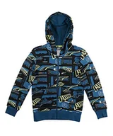 Bluzy dla dziewczynek - PUMA Alpha AOP Full-Zip Hoodie FL B Bluza Dzieci - miniaturka - grafika 1