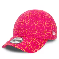 Czapki dla dzieci - Czapka z daszkiem New Era Kids Aop Sun 940 Ne 60503360 Różowy - miniaturka - grafika 1