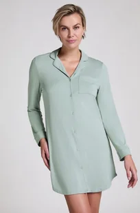 Hunkemöller Sukienka Essential z dżerseju z długim rękawem Zielony - Bielizna nocna - miniaturka - grafika 1