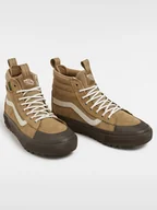 Trampki damskie - Vans Skórzane sneakersy "Sk8-Hi" w kolorze beżowym - miniaturka - grafika 1