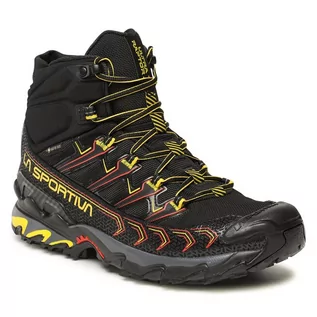 Buty trekkingowe męskie - Trekkingi La Sportiva Ultra Raptor II Mid Gtx GORE-TEX 34B999100 Black/Yellow - grafika 1
