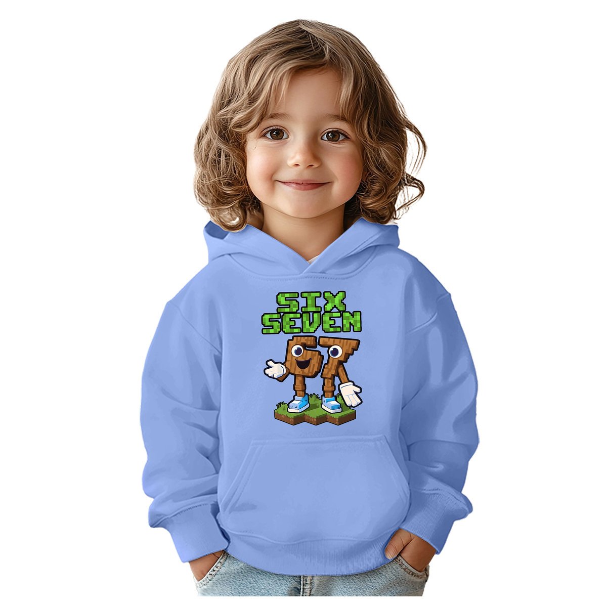 BLUZA DZIECIĘCA Z KAPTUREM 67 SIX SEVEN VIRAL 104 DLA DZIECKA PREZENT