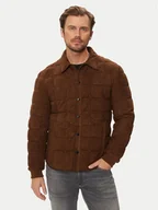 Kurtki męskie - Milestone Kurtka skórzana Alfonso 431629 60520 Brązowy Regular Fit - miniaturka - grafika 1
