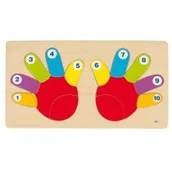 Puzzle - Goki Dłonie 57875 - miniaturka - grafika 1