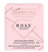 Kremy do twarzy - Bielenda Rose Quartz kryształowy krem nawilżająco-rozjaśniający 50 ml - miniaturka - grafika 1