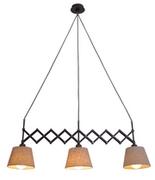 Lampy sufitowe - Näve Tekstylna lampa wisząca Adrienne 3-punktowa - miniaturka - grafika 1
